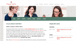 Desktop Screenshot of linguanostra.cz